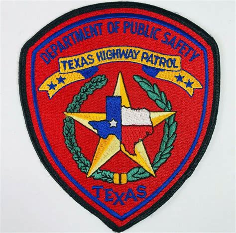 Texas Highway Patrol Department Of Public Safety Patch | Patches ...