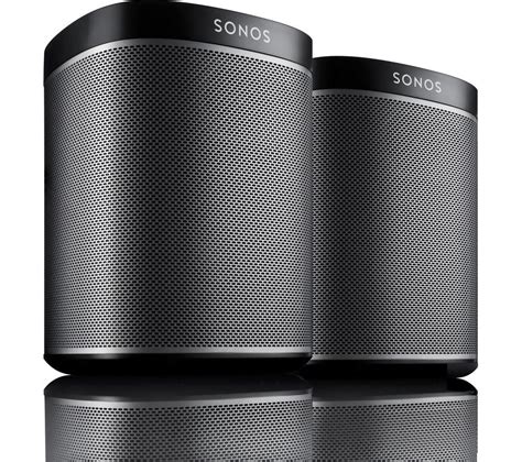 Buy SONOS PLAY:1 Wireless Multi-Room Speaker Bundle - Black | Free ...