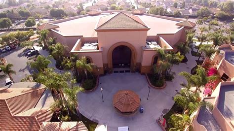 Flying over the Courtyard at Calvary Chapel Chino Valley - YouTube