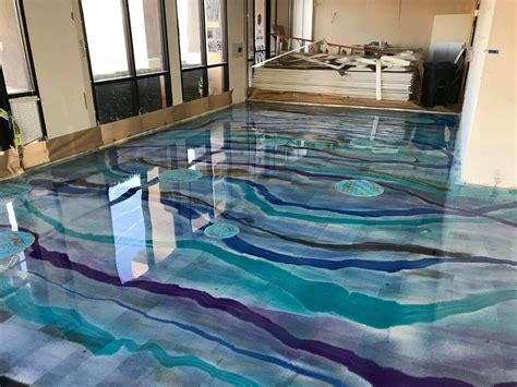 30+ Epoxy Floor Design Ideas - DECOOMO