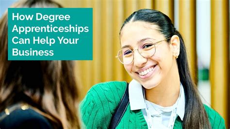 How Degree Apprenticeships Can Help Your Business - YouTube