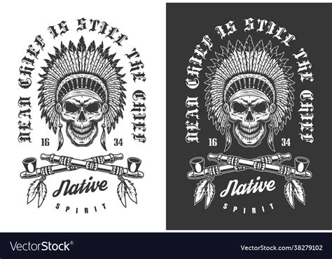 Skull emblem Royalty Free Vector Image - VectorStock