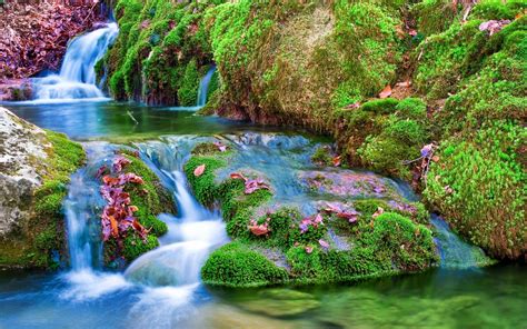 Waterfall Nature Wallpapers - Top Free Waterfall Nature Backgrounds ...