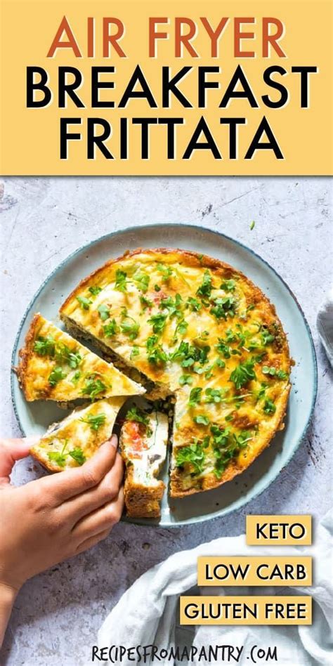 This Air Fryer Breakfast Frittata is a quick, easy and protein-packed ...