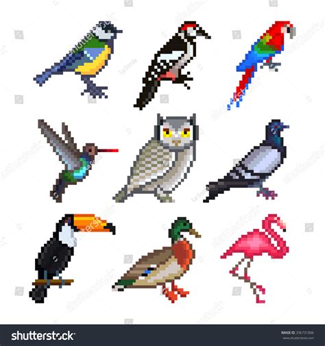 4,144 Bird Pixel Art Images, Stock Photos & Vectors | Shutterstock