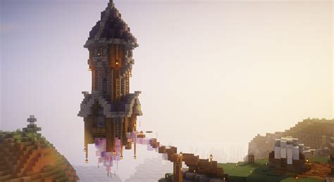 Minecraft Wizard Tower Schematic