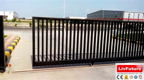 Mild Steel Polished Automatic Sliding Gate, For Industrial, Rs 999 /kg ...