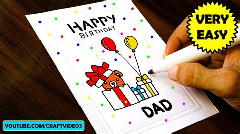 Making Birthday Card For Father - Printable Templates Free