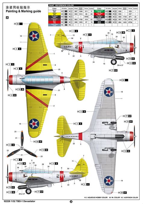 1/32 Trumpeter TBD-1 Devastator Plastic Model Kit - Squadron.com