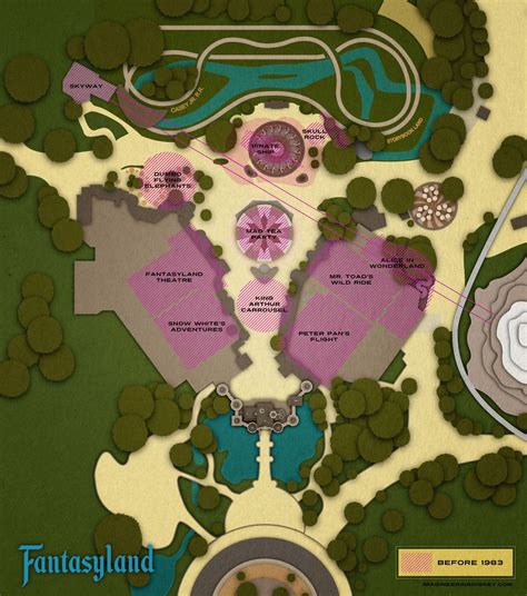 New Fantasyland expansion 1983 | Fantasyland, Disneyland map ...