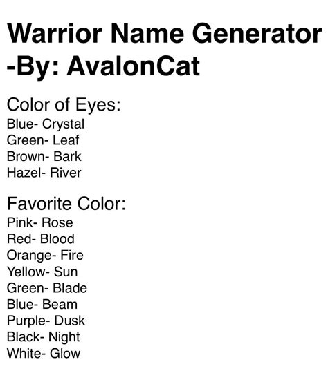 4th Cat: Comment your name. Warrior Cat Names, Warrior Cats Books ...