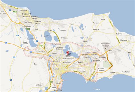 Baku Map