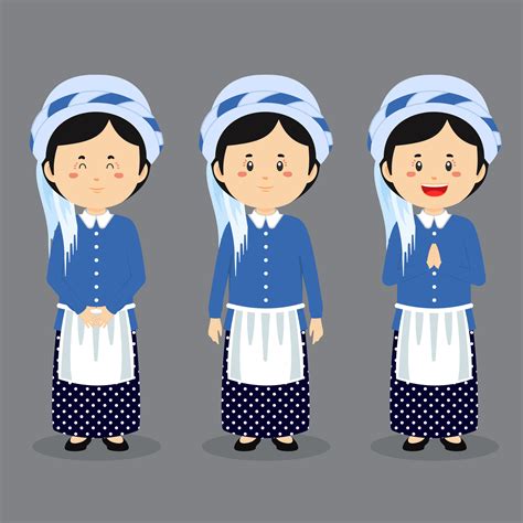 Israel Character with Various Expression 25674639 Vector Art at Vecteezy