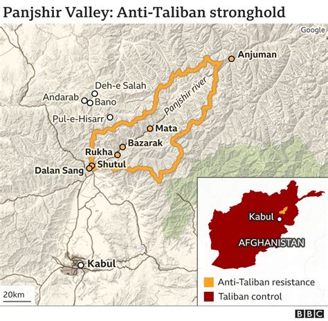 Panjshir - the valley trying to hold off the Taliban - BBC News