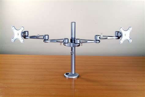 Desk Grommet Mount Dual Monitor Arm