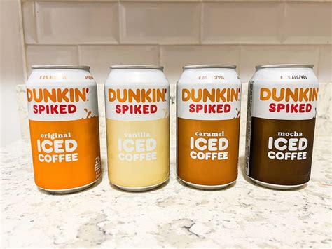 We Tried Dunkin's Spiked Iced Coffees And Teas - Dunkin' Spiked Coffee ...