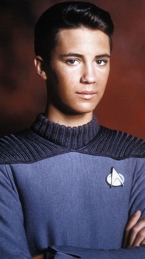 Wil Wheaton as "Wesley Crusher" in Star Trek: The Next Generation, 1991 ...