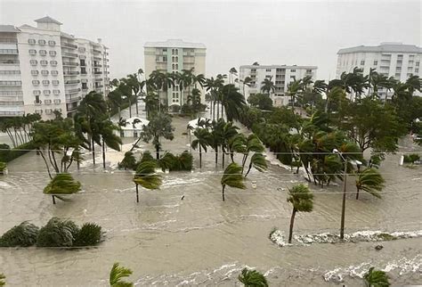 Flooding has receded at Naples fire department where fire truck was ...