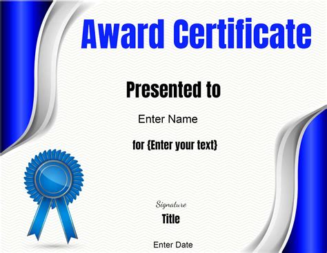 Free Editable Certificate Template | Customize Online & Print at Home