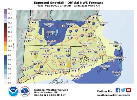 Massachusetts weather: Winter storm watch issued ahead of 4 to 8 inches ...