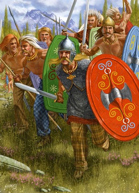 Gallic warriors | Celtic warriors, Warriors illustration, Historical ...