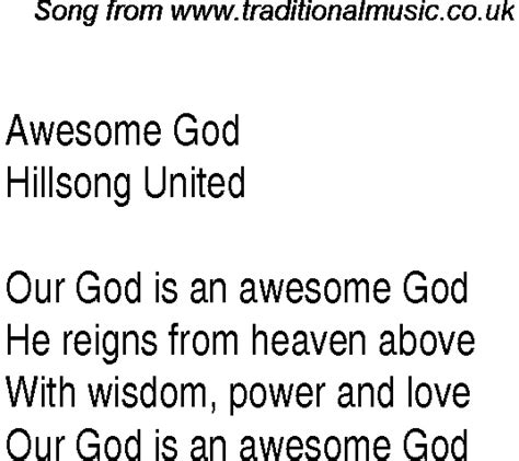 Hillsong awesome god chords - tapvsera