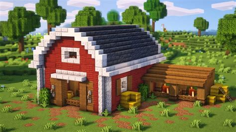 Aesthetic Animal Barn Design Ideas in Minecraft - TBM | TheBestMods