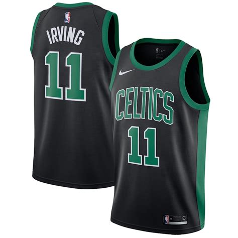 Nike Kyrie Irving Boston Celtics Black Swingman Jersey - Statement Edition