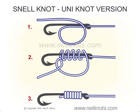 Snell Knot - How to tie a Snell Knot with the Uni Knot | Fishing Knots