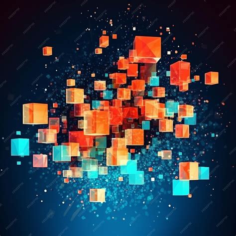 Premium AI Image | Abstract 3d cubes background wallpaper with glass ...