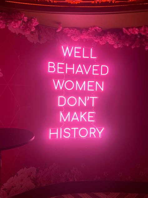 #neon #neonlights #quote #strongwomen #pink pink aesthetic # ...