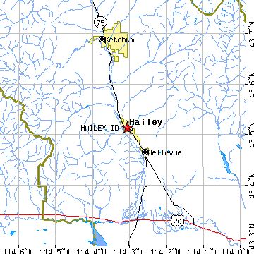 Hailey, Idaho (ID) ~ population data, races, housing & economy