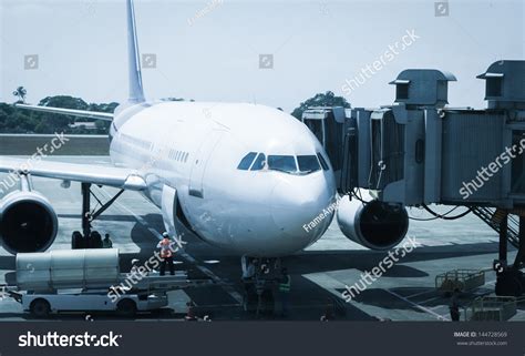 Airport Ground Crew Service Stock Photo (Edit Now) 144728569