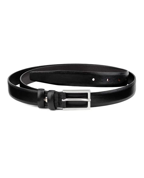 Buy Black 1 inch Leather Belt For Men | Smooth Leather | Free Shipping