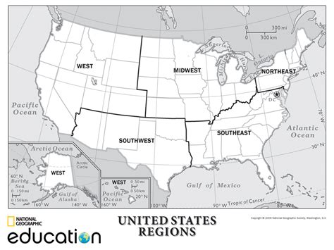 Blank Map Of United States Regions - Crissy Christine