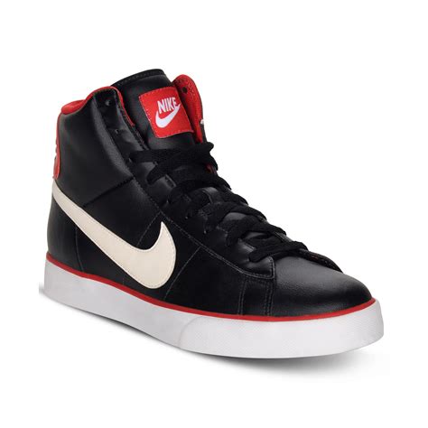 Nike Sweet Classic Leather High Top Sneakers in Black for Men | Lyst