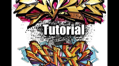 Tutorial - How to make Graffiti sketches - Step by step ! - clipzui.com