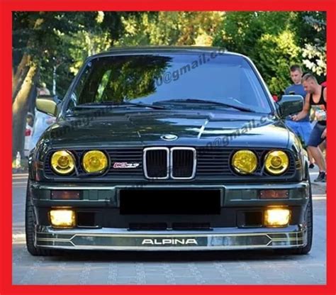 BMW 3 E30 1983 - 1990 - FRONT SKIRT / SPOILER / LIP - ALPINA B6 look ...