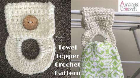 Crochet Towel Topper | Easy Crochet Pattern Tutorial - YouTube