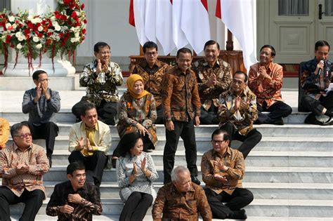 FOTO: Presiden Jokowi Umumkan Susunan Kabinet Indonesia Maju