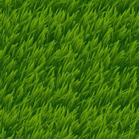 Green Grass Vector Seamless Texture - Lawn Nature, Meadow Plant, Field ...