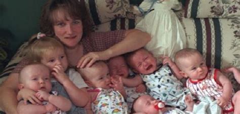 18 years ago she gave birth to septuplets