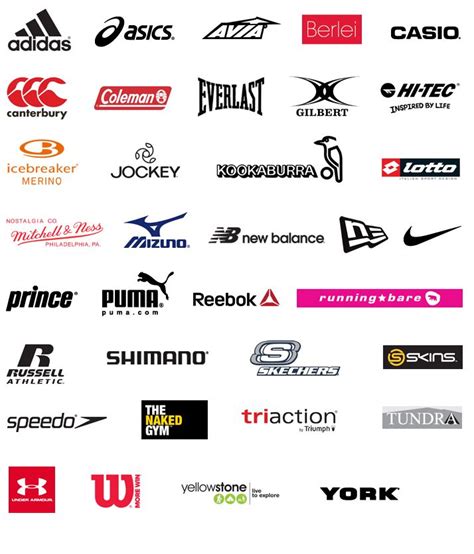 Popular Sports Brand Logos