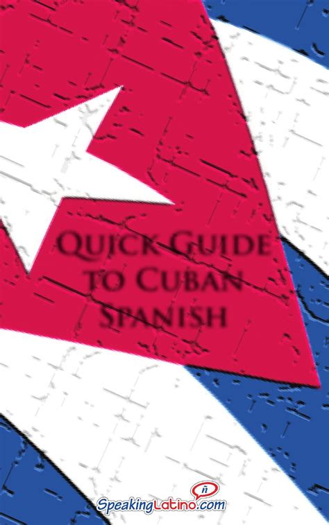 Quick Guide to Cuban Spanish PDF on Scribd | Cuban spanish, Spanish ...