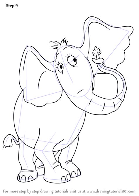 Learn How to Draw Horton the Elephant from Horton Hears a Who! (Horton ...