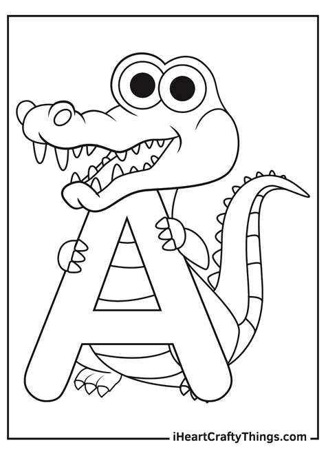 Alligator Printable Coloring Pages