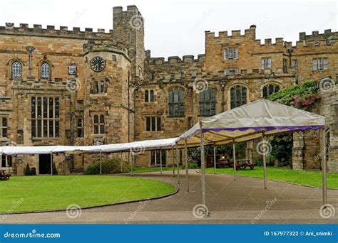 Durham Castle in Durham, England Stock Photo - Image of ancient ...