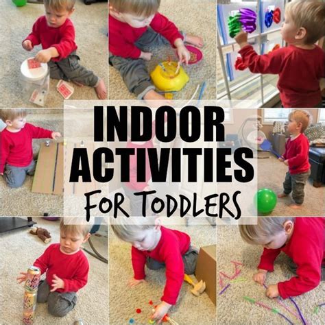 Try these Indoor Activities For Toddlers in winter or summer. They'll ...