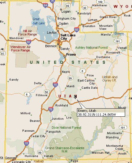 Emery, Utah Map 4