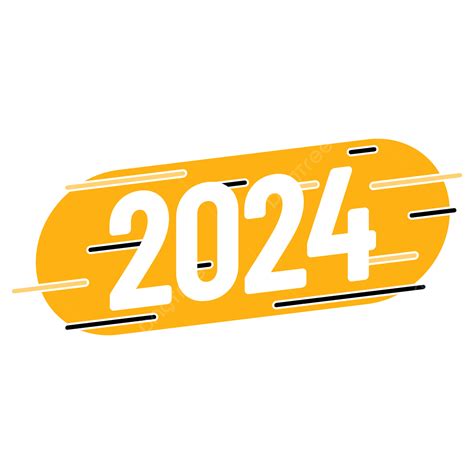 Yellow 2024 Text, Yellow, 2024, Text PNG and Vector with Transparent ...